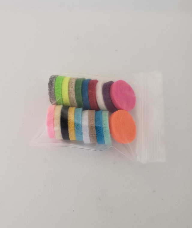  20 Buvards pour collier aromathérapie