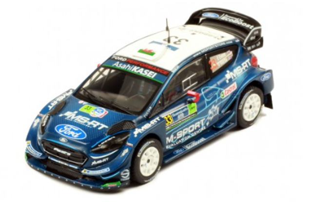 Ford Fiesta WRC Rally Mexico 2019 Evans/Martini IXO 1:43