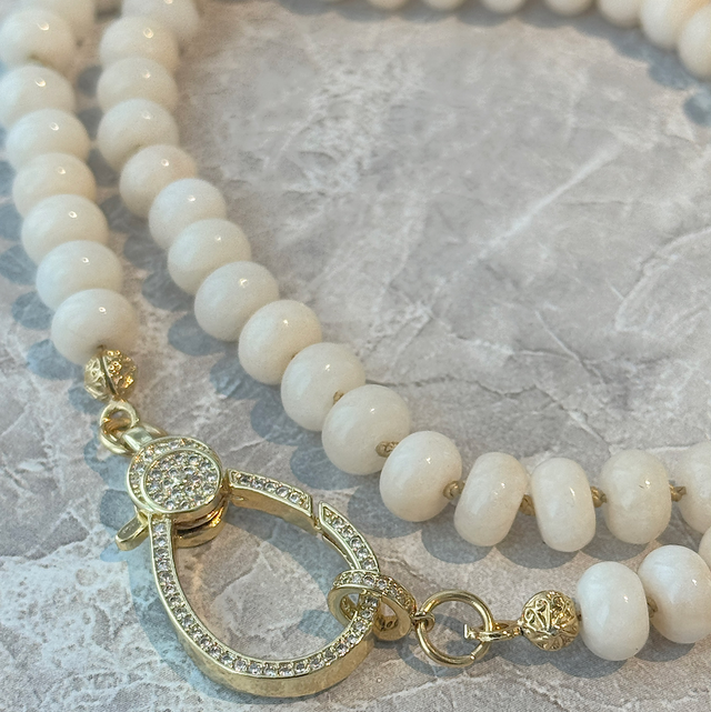 STELLA - weiße Jade