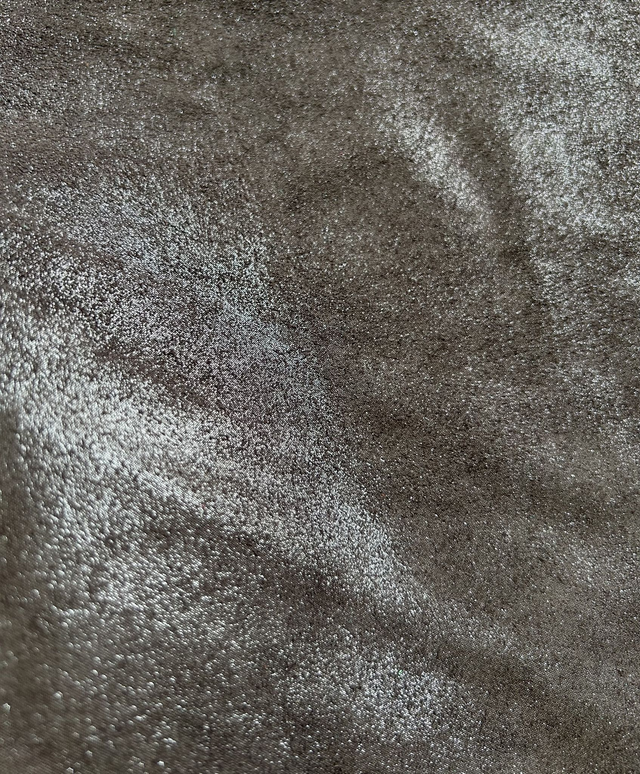 Chute de cuir marron foncé pailleté (MF1)