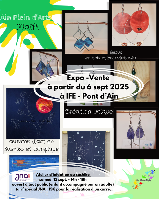 JNA Atelier initiation sashiko 1 carré