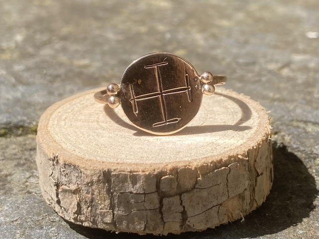 Gwalenn &quot;Kroaz&quot; - Bague &quot;Croix&quot;