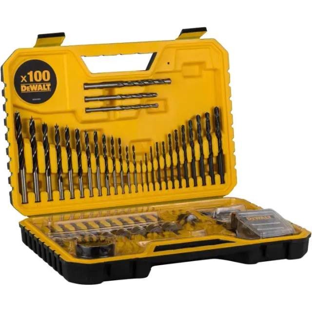 ESTUCHE 100 PCS TALADRAR Y ATORNILLAR DEWALT