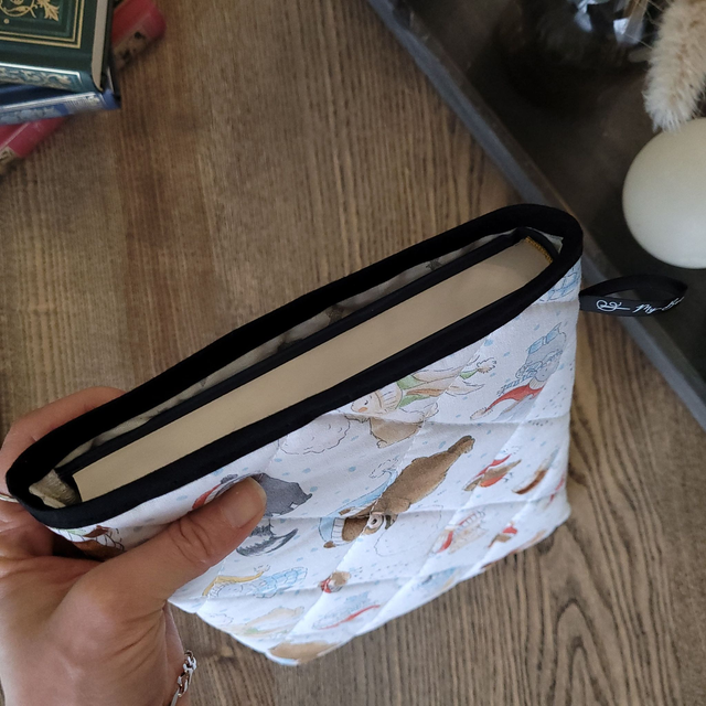 Pochette pour livre Grand Format : Boule de neige