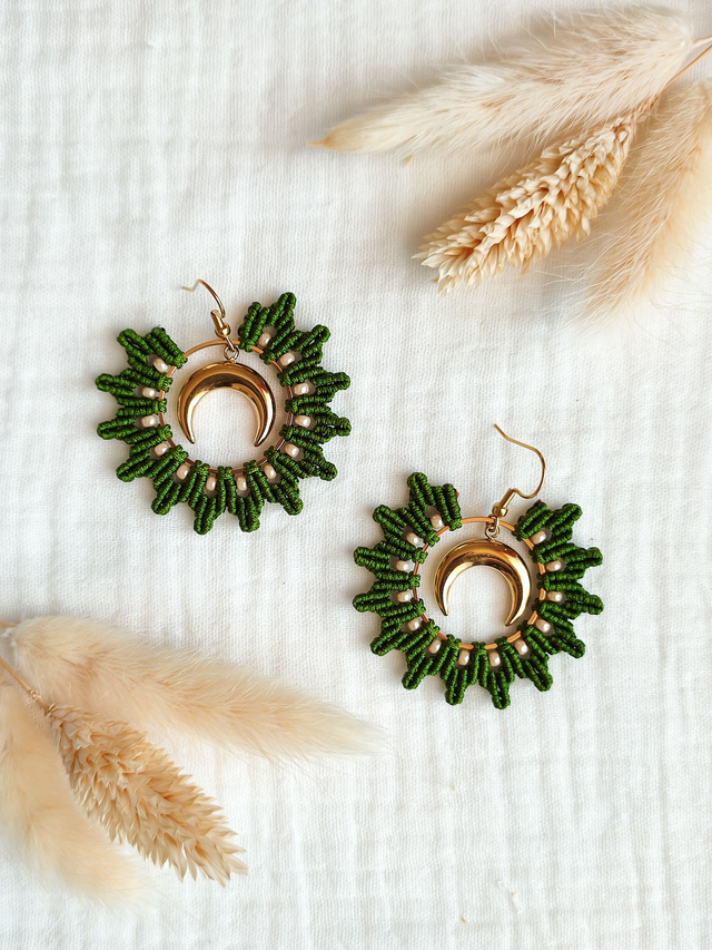 Boucles d'oreilles "LUNA" - Doré