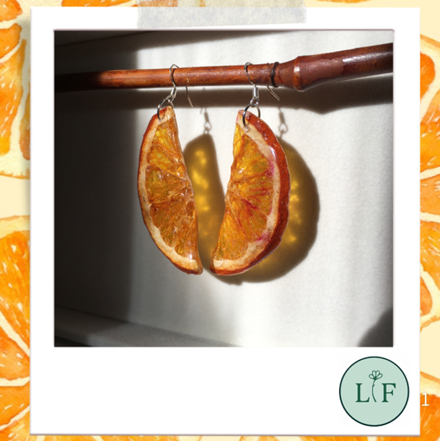 Half orange slices