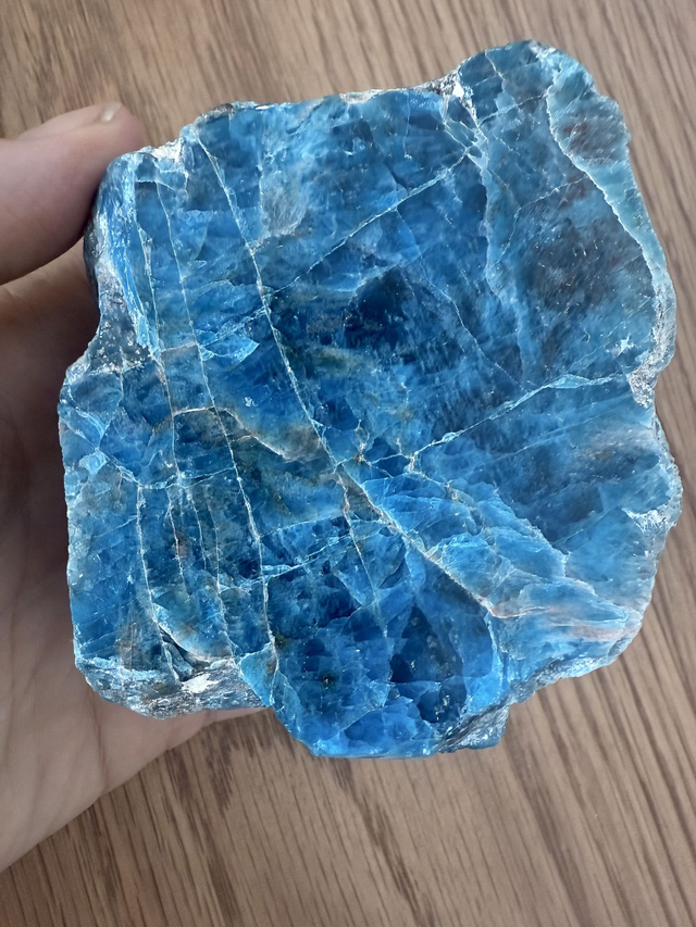Apatite Crystal with Polished Face