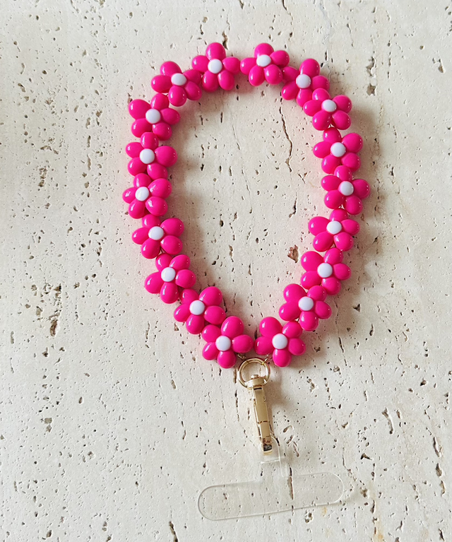 Bloemen Telefoonkoort roze 