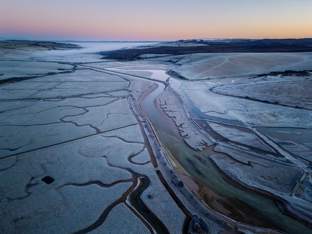 River Cuckmere, East Sussex | Prints &amp; Mounts | Aerial Photography
