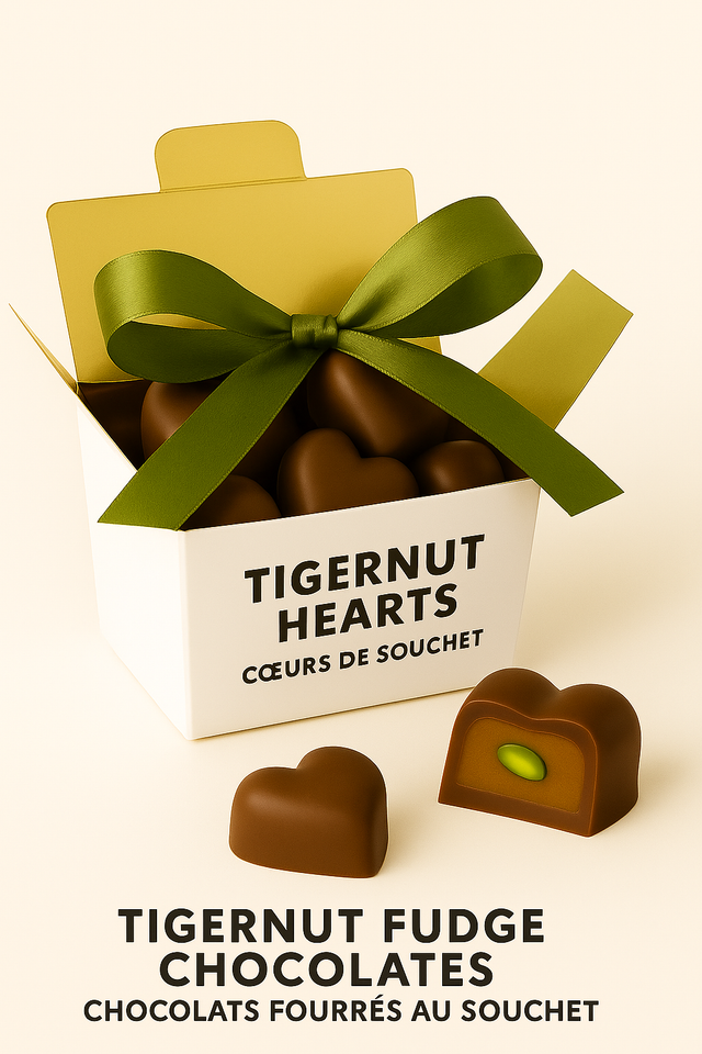 Tigernut Hearts - Coeurs de Souchet - Pistachio - 150g 