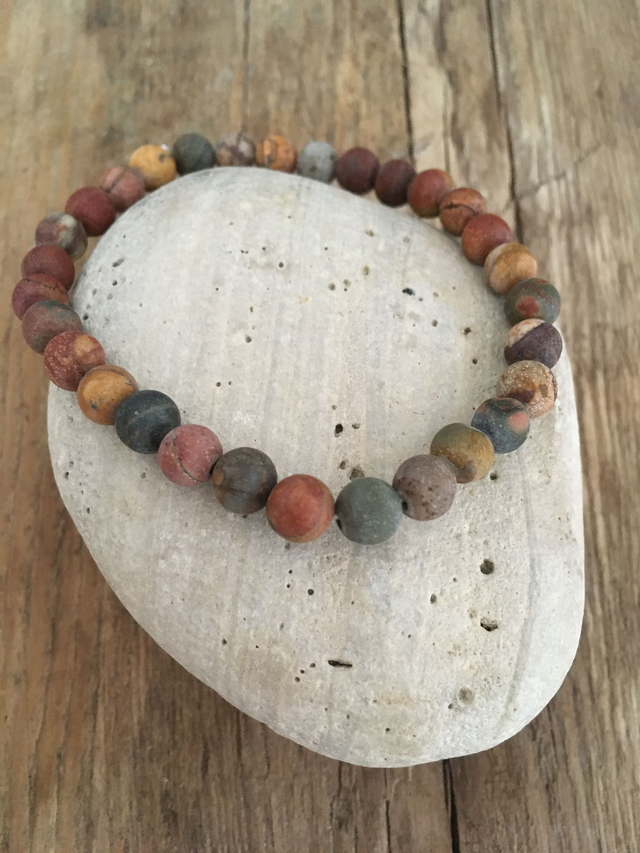 BRACELET EN PERLES DE JASPE