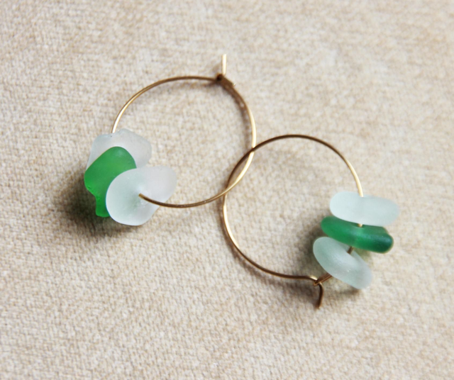 Orecchini Sea Glass 5