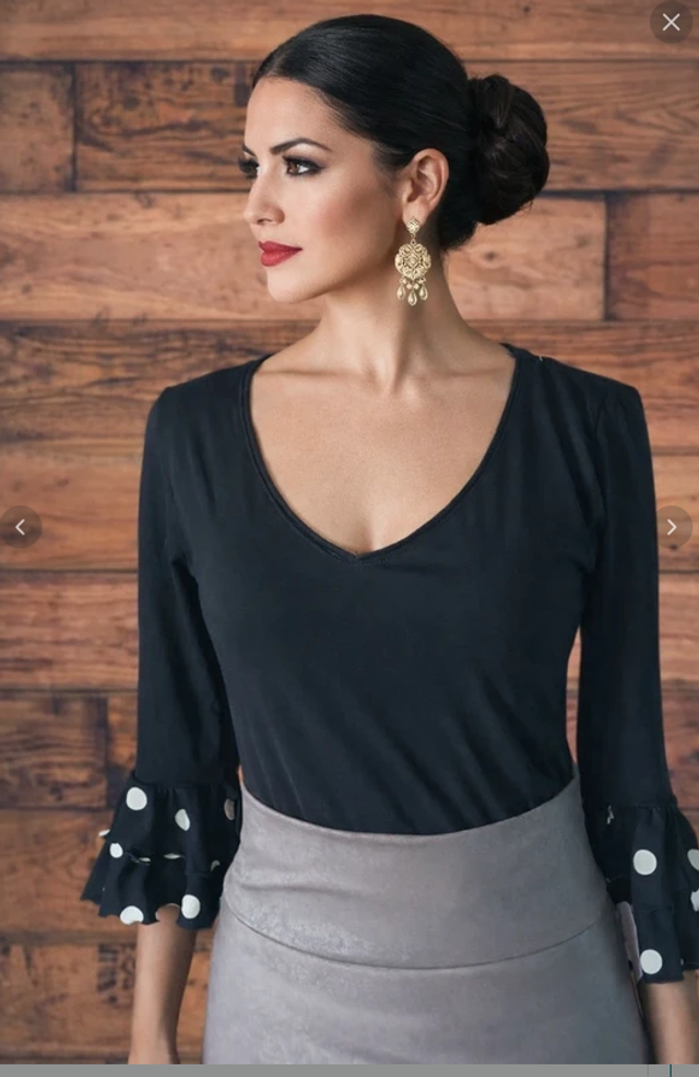 317 Taille S Top Flamenco 