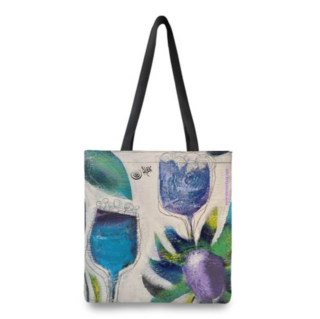 Borsa no. 07 double face Campo di fiori