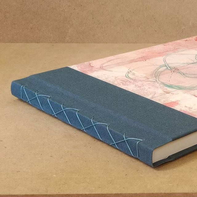 Carnet à dessin Rose/Entrelacs