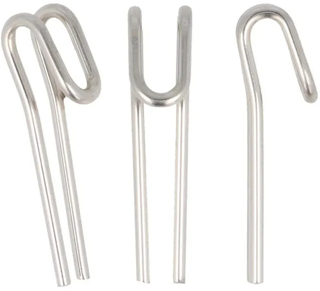 Huismerk: Duplo Gordijnhaak metaal 