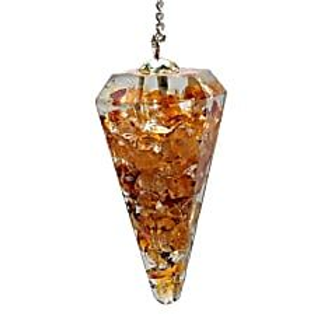 Pendule Orgonite Citrine 