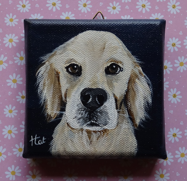 Mini tableau  d' après photo personnelle ( Uniquement sur commande)