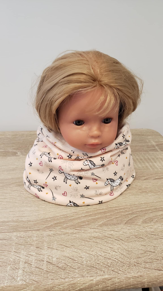 Tour de cou bébé licorne