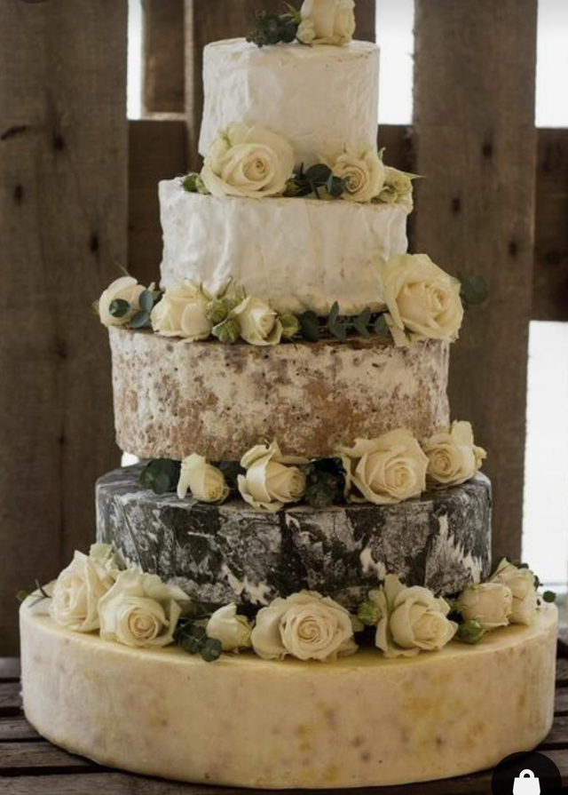 Cheese wedding cakes / artisan cheese tower