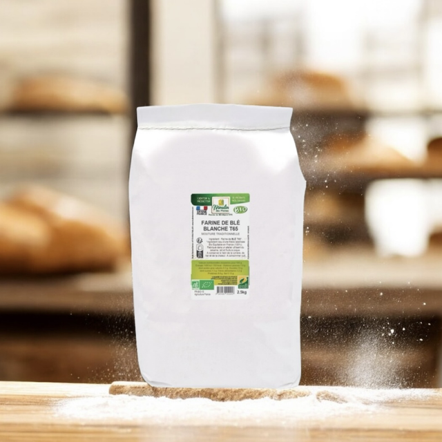 Farine de blé blanche T65 bio