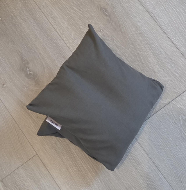 Wohlfühlkissen klein 25x50cm " hellgrau"