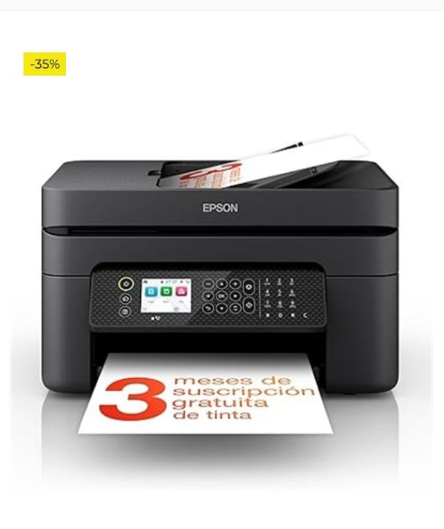 Impresora de inyección de tinta multifunción WorkForce WF-2950DWF A4 con conectividad inalámbrica