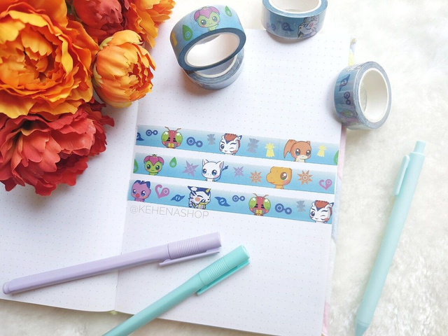 Digimon Washi Tape