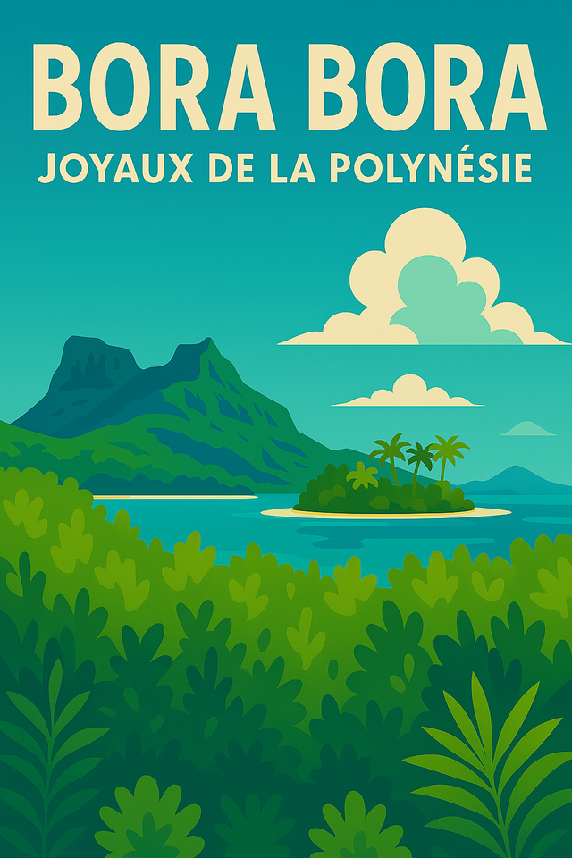 Affiche photo – Bora Bora - Joyaux de la Polynésie