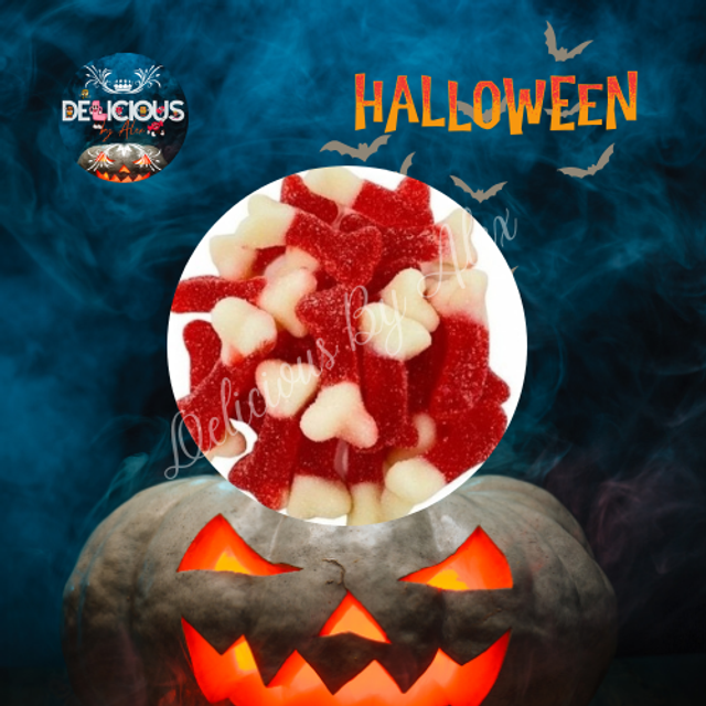Os acide Halloween - 100g ou 1 kg - Halal