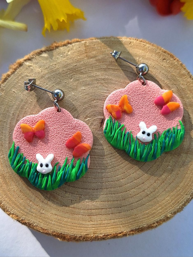 Alice (fond corail pastel)