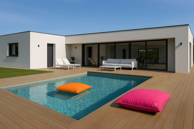 Pouf piscine