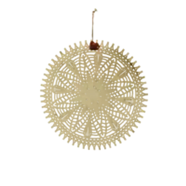 Ornement en fer suspendu D30CM