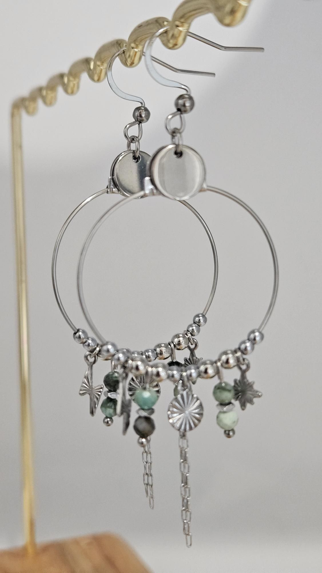 Boucles d&#039;oreilles créoles 