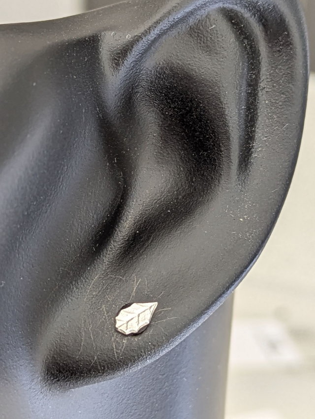 XSmall Holly Leaf Earrings