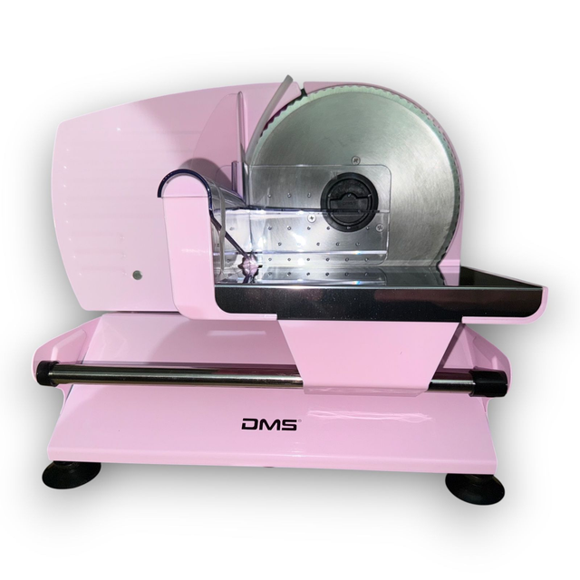 Brotschneidemaschine Allesschneider rosa DMS AS-400R pink auch für Wurst Käse