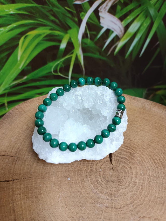 Bracelet en malachite