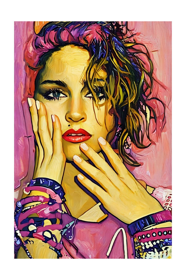 Madonna Music Art Print