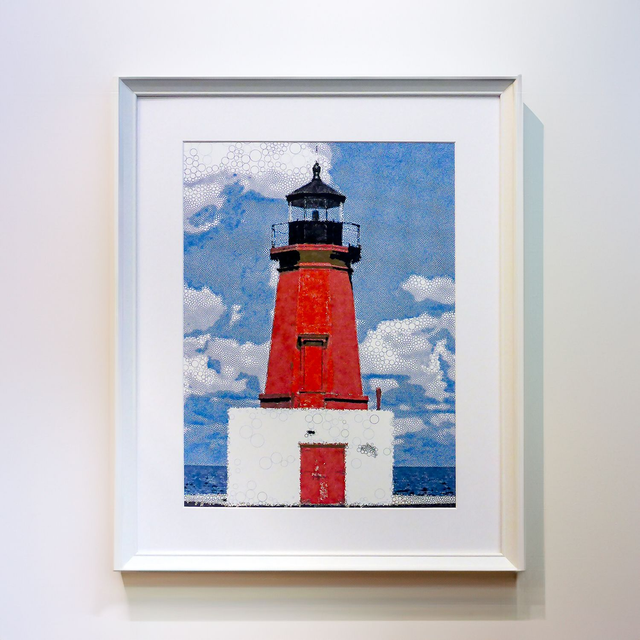 North Pier Lighthouse A3 Poster Reproduction (unframed)