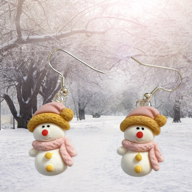 Snowman Earrings 