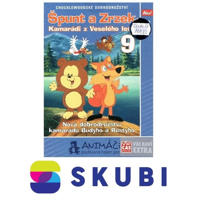 DVD Špunt a Zrzek 9 - Kamarádi z Veselého lesa - Chucklewoodské dobrodružství - Nová dobrodružství kamarádů Budyho a Rustyho