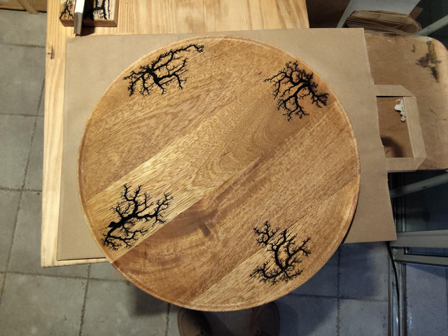 Plateau tournant manguier 