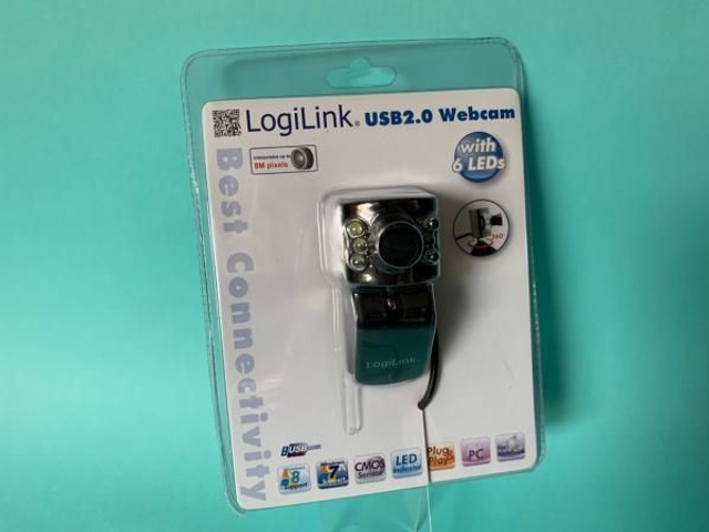 LogiLink USB2.0 8MP Webcam LED
