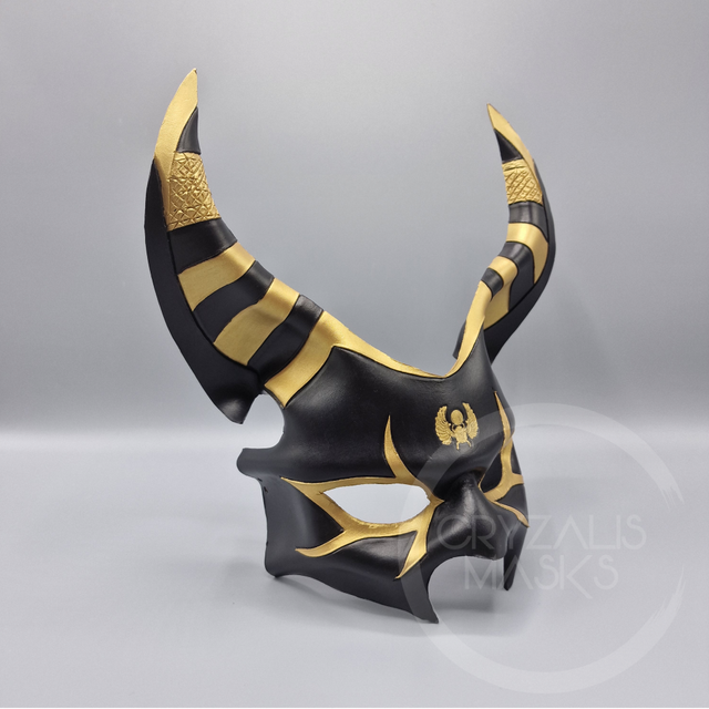 Anubis leather mask 