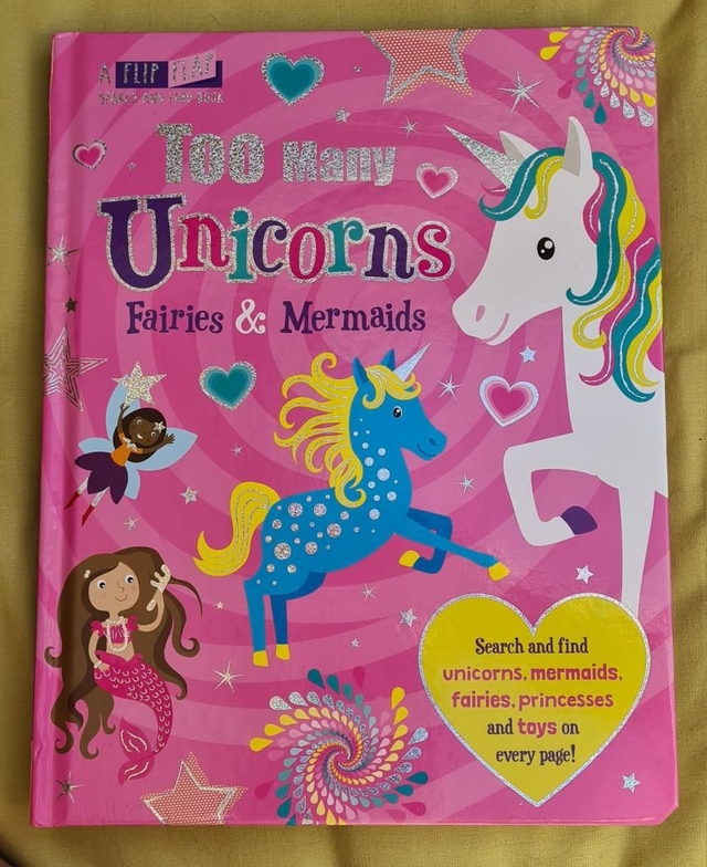 Board book Too Many Unicorns, Fairies and Mermaids