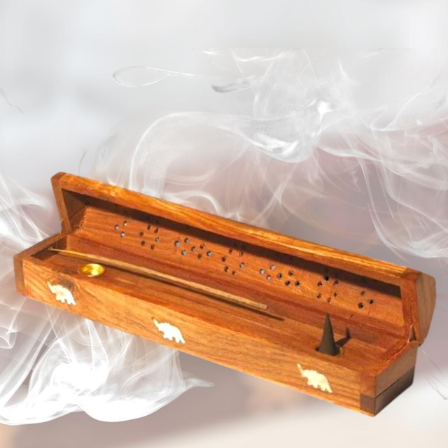 Boîte à encens "Éléphants"