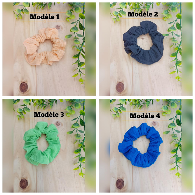 Chouchou gaze de coton 