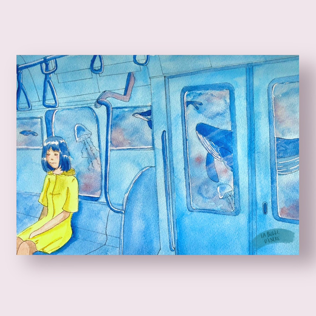 Illustration « rêve lucide » A4