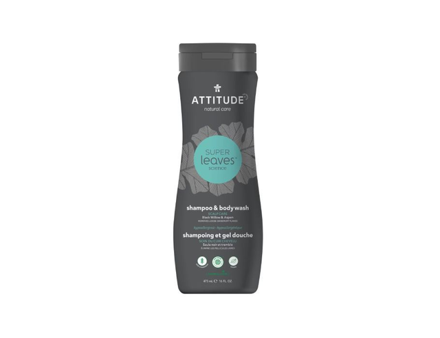 [Attitude] Super Leaves - Shampoo & Douchegel voor Mannen- Scalp Care
