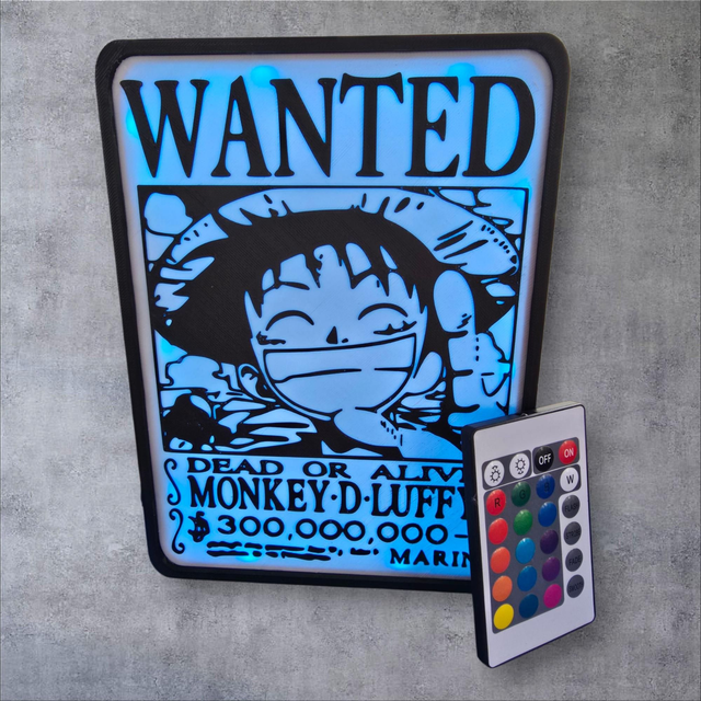 Veilleuse décorative - Luffy Wanted